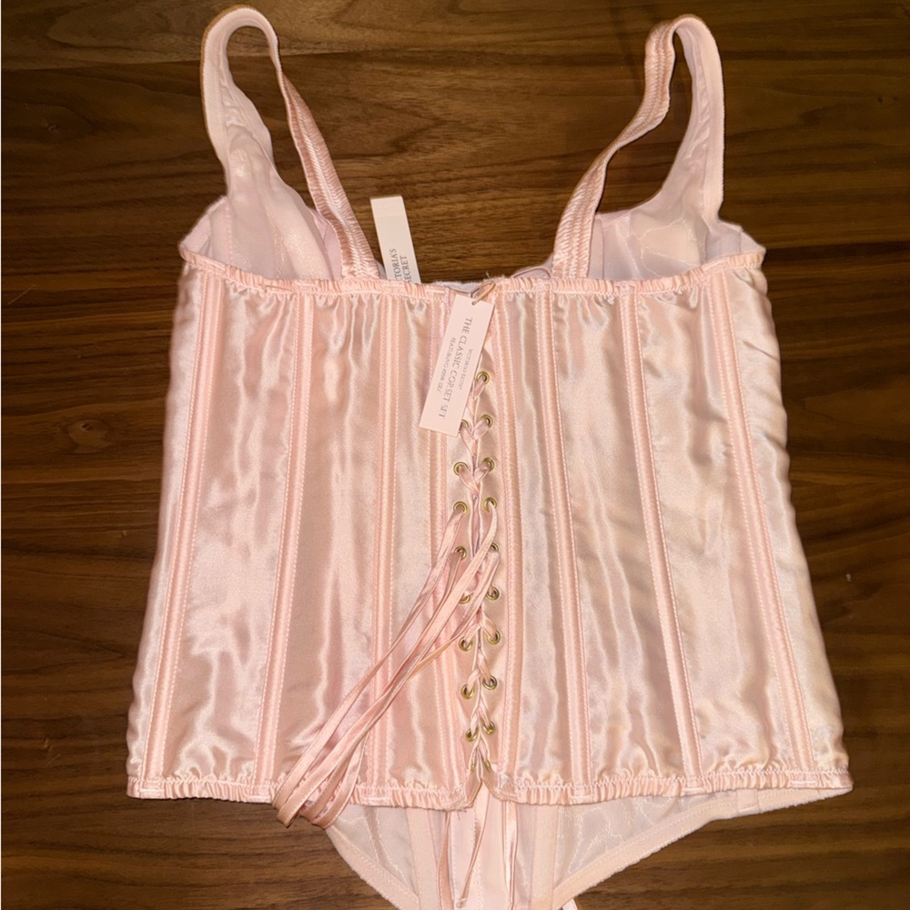 Elegant Victoria Secret Pink Corset Top